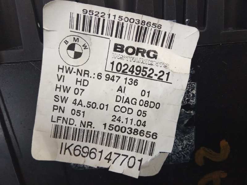 Recambio de cuadro instrumentos para bmw serie 1 berlina (e81/e87) 120d referencia OEM IAM 102495221  