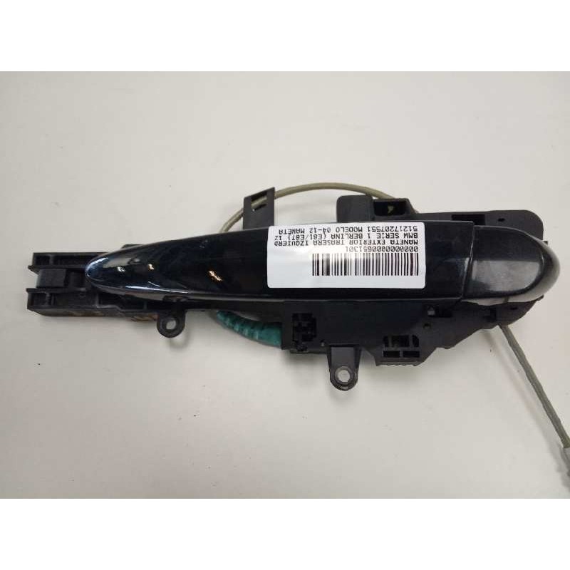Recambio de maneta exterior trasera izquierda para bmw serie 1 berlina (e81/e87) 120d referencia OEM IAM 51217207551  