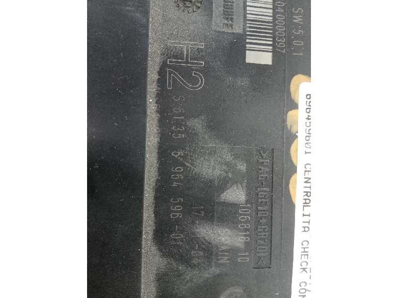 Recambio de centralita check control para bmw serie 1 berlina (e81/e87) 120d referencia OEM IAM 696459601  