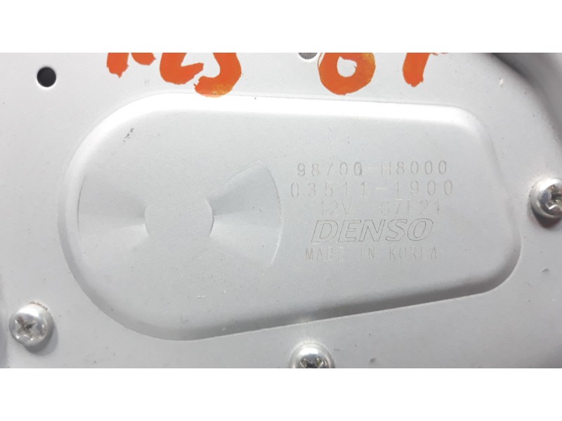 Recambio de motor limpia trasero para kia stonic (ybcuv) 1.0 tgdi cat referencia OEM IAM 98700H8000  