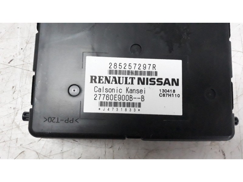 Recambio de centralita aire acondicionado para renault captur 0.9 energy referencia OEM IAM 285257297R  