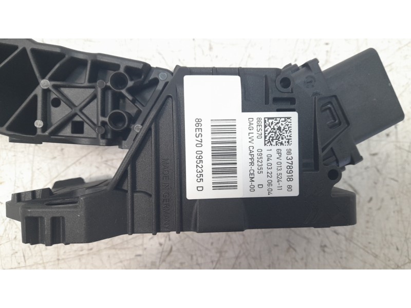Recambio de potenciometro pedal para peugeot 208 (p2) allure pack referencia OEM IAM 9837891880  