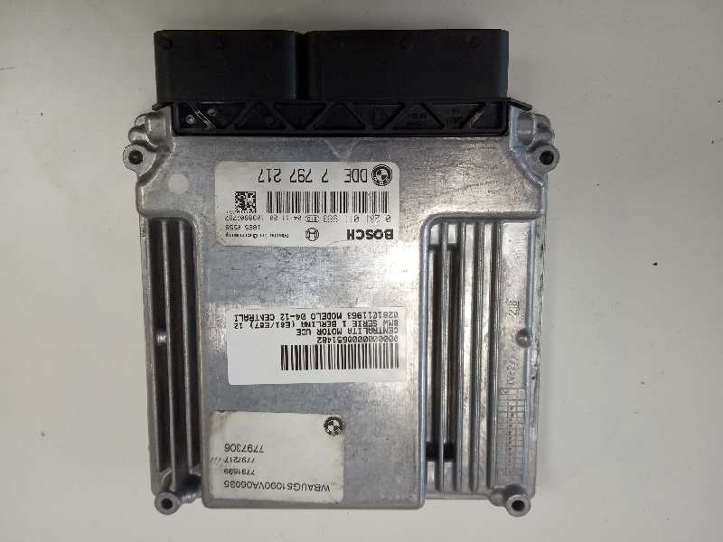 Recambio de centralita motor uce para bmw serie 1 berlina (e81/e87) 120d referencia OEM IAM 0281011963 7797217 