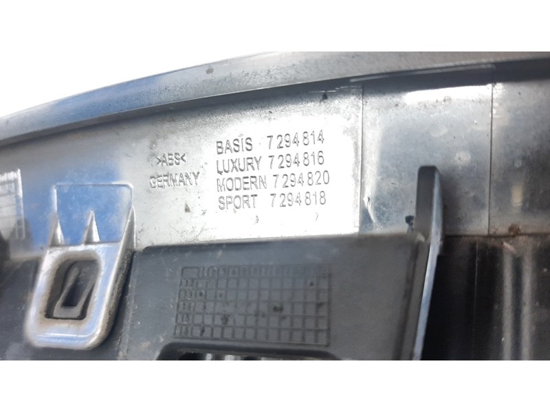 Recambio de rejilla delantera para bmw serie 4 gran coupe (f36) 420d referencia OEM IAM 7294814  