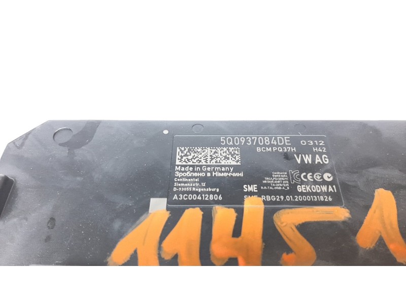 Recambio de modulo electronico para volkswagen t-roc 2.0 tdi referencia OEM IAM 5Q0937084DE  
