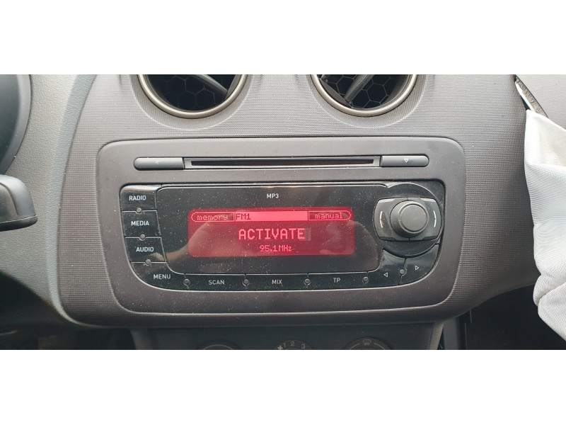 Recambio de sistema audio / radio cd para seat ibiza (6j5) 1.4 16v referencia OEM IAM 6J1035153G  