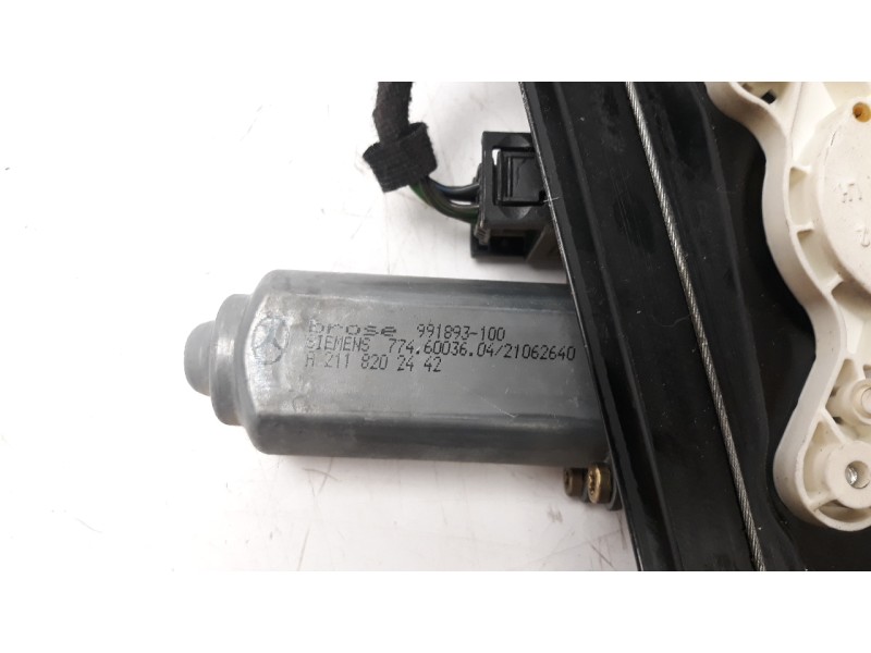 Recambio de elevalunas trasero izquierdo para mercedes-benz clase e (w211) berlina 2.2 cdi cat referencia OEM IAM 2117300146 106