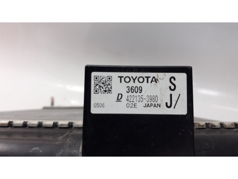 Recambio de radiador agua para lexus nx 2.5 16v cat (híbrido) referencia OEM IAM 4221353980  53002748