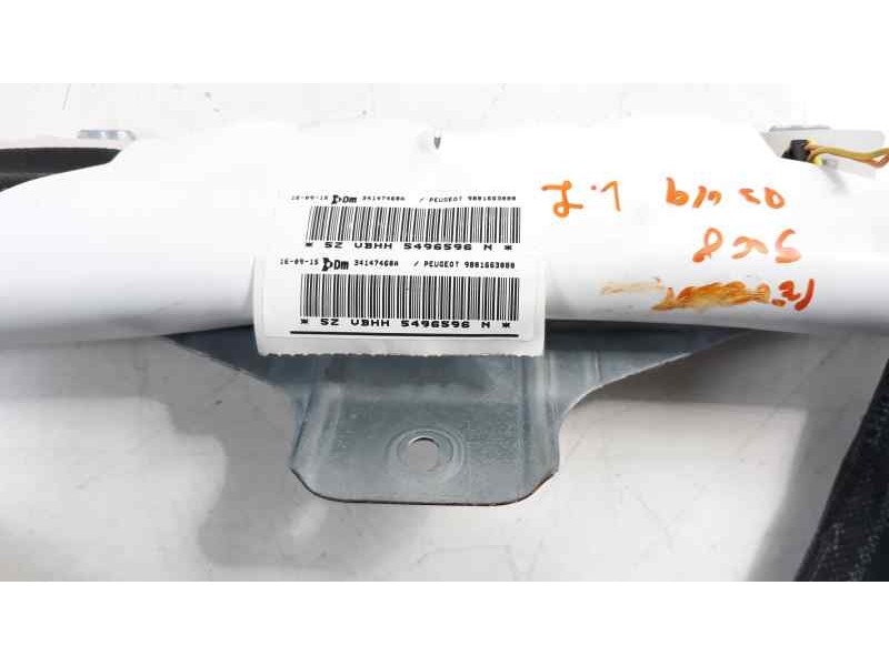 Recambio de airbag cortina delantero izquierdo para peugeot 5008 active referencia OEM IAM 9801663080  