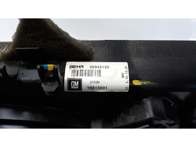 Recambio de electroventilador para chevrolet malibu 2.0 diesel cat referencia OEM IAM 20942152  