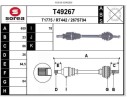 TRANSMISION DELANTERA IZQUIERDA 8201055669 8201055669 T49267
