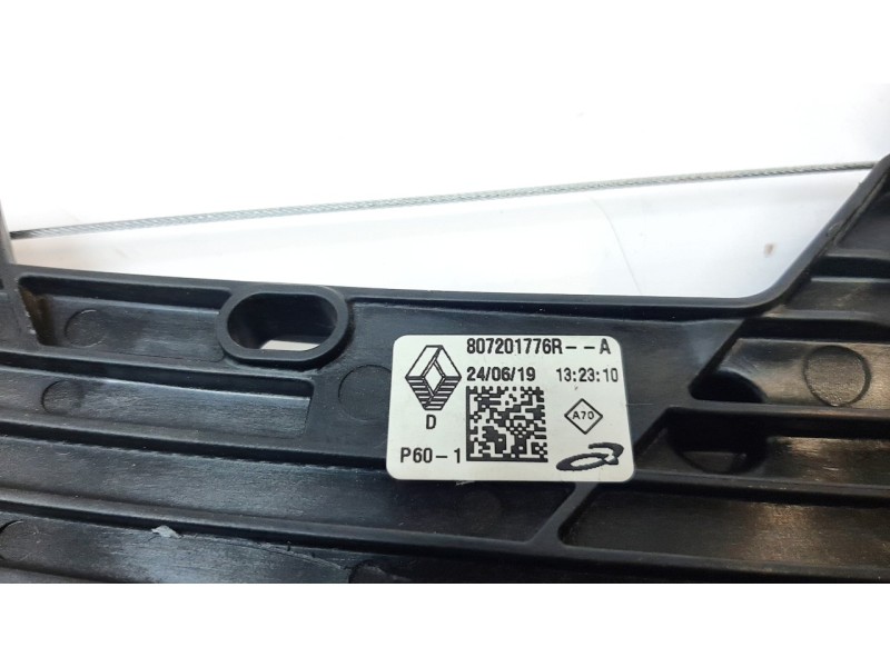 Recambio de elevalunas delantero derecho para renault clio v zen referencia OEM IAM 807201776R  