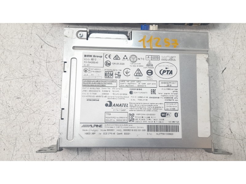 Recambio de pantalla multifuncion para bmw serie 1 lim. (f40) 2.0 16v turbodiesel referencia OEM IAM 65508720752  