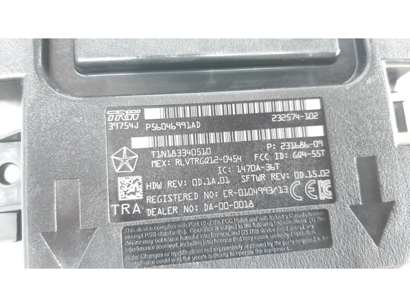 Recambio de modulo electronico para jeep cherokee 2.0 m-jet cat referencia OEM IAM 39754J  