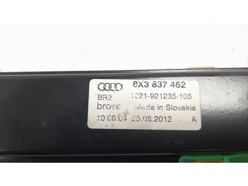 Recambio de elevalunas delantero derecho para audi a1 (8x) ambition referencia OEM IAM 8X3837462 106022716 113752
