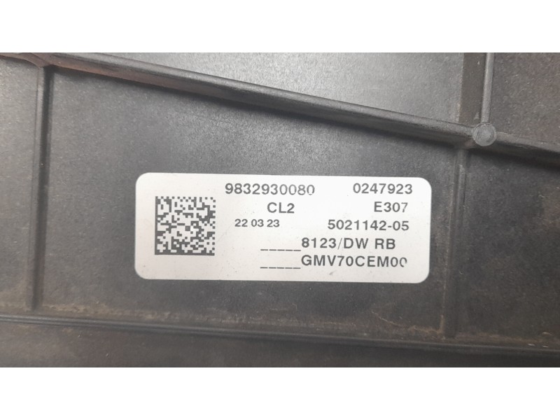 Recambio de electroventilador para fiat doblo furgoneta/monovolumen (510_, 511_) bluehdi 100 referencia OEM IAM 9832930080  4700