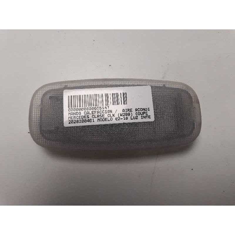 Recambio de luz interior para mercedes-benz clase clk (w209) coupe 270 cdi (209.316) referencia OEM IAM 2028200401  