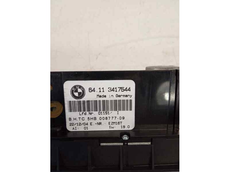 Recambio de mando climatizador para bmw x3 (e83) 3.0d referencia OEM IAM 64113417544 5HB00877709 EZM16T