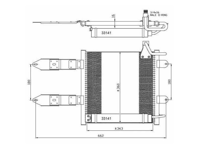 Recambio de condensador / radiador aire acondicionado para seat arosa (6h1) 1.0 referencia OEM IAM 6X0820411A 35367 7255