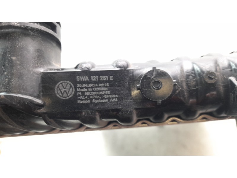 Recambio de radiador agua para seat ateca (khp) style go referencia OEM IAM 5WA121251E  