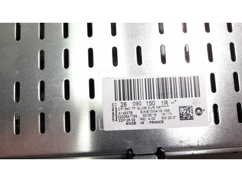 Recambio de sistema navegacion gps para renault talisman 1.5 dci diesel fap energy referencia OEM IAM 280901501R  