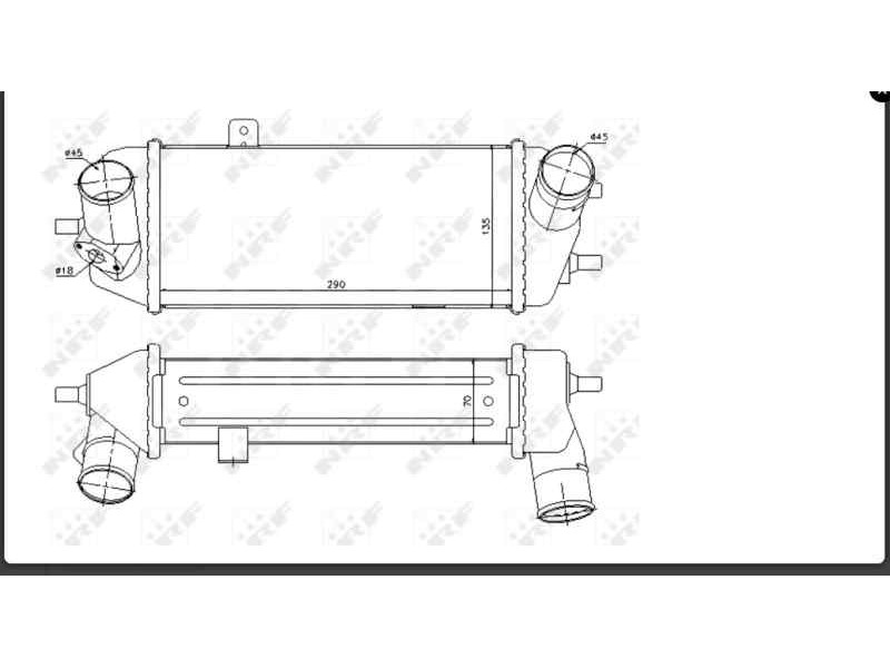 Recambio de intercooler para hyundai ix20 gls comfort blue referencia OEM IAM 282702A720 30327 