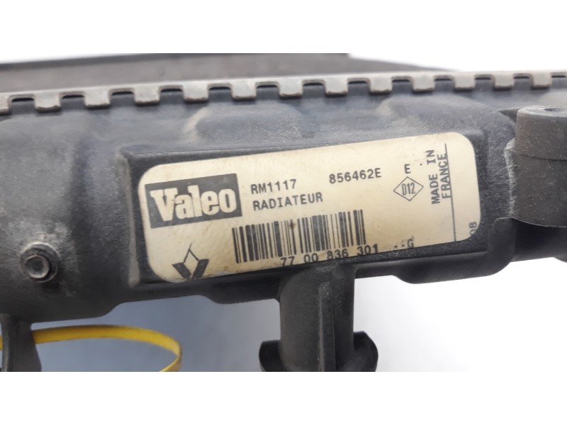 Recambio de radiador agua para renault clio ii fase ii (b/cb0) 1.5 dci diesel referencia OEM IAM 7700836301 58023 1148MK37671616