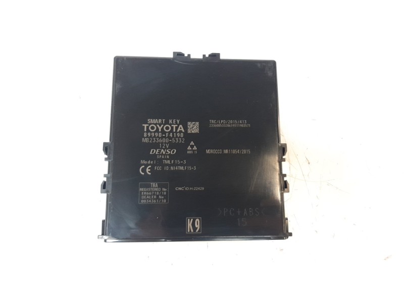 Recambio de modulo electronico para toyota c-hr referencia OEM IAM 89990F4190  