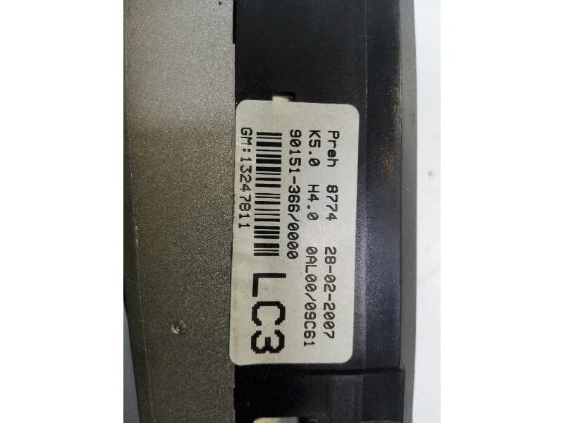 Recambio de mando calefaccion / aire acondicionado para opel astra h ber. enjoy referencia OEM IAM 13247811  