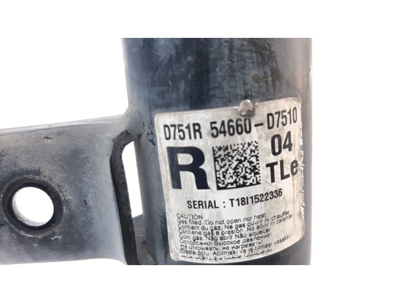 Recambio de amortiguador delantero derecho para hyundai tucson 1.6 cat referencia OEM IAM 54660D7510  