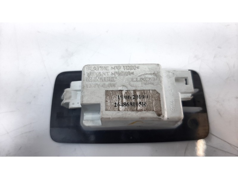 Recambio de luz interior para renault clio v zen referencia OEM IAM 264868105R  