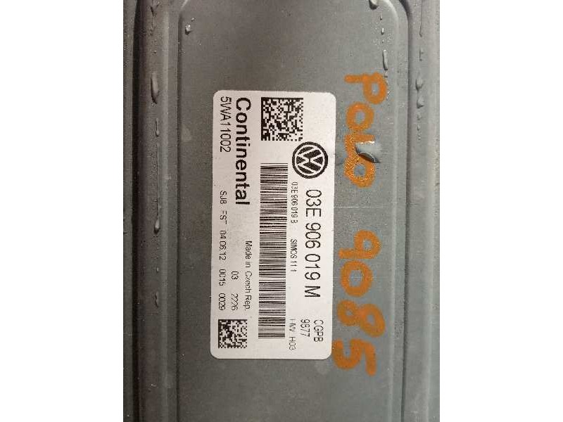 Recambio de centralita motor uce para volkswagen polo (6r1) advance referencia OEM IAM 03E906019M 5WA11002 