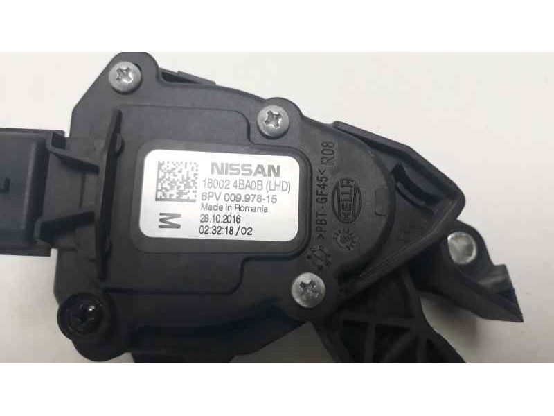 Recambio de potenciometro pedal para nissan qashqai (j11) 1.5 turbodiesel cat referencia OEM IAM 180024BA0B 6PV00997815 