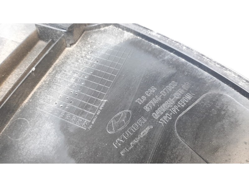 Recambio de aletin trasero derecho para hyundai tucson 1.6 cat referencia OEM IAM 87744D700  