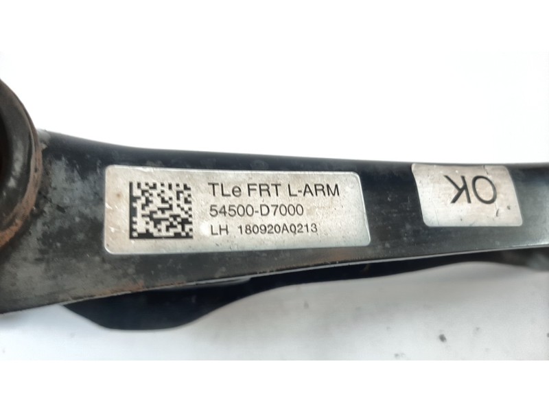 Recambio de brazo suspension inferior delantero izquierdo para hyundai tucson 1.6 cat referencia OEM IAM 54500D7000  