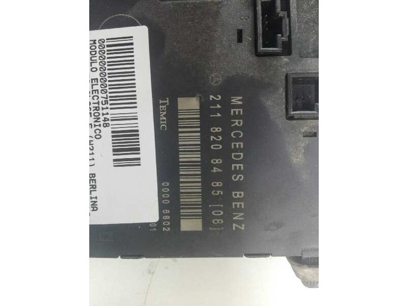 Recambio de modulo electronico para mercedes-benz clase e (w211) berlina 2.2 cdi cat referencia OEM IAM 2118208485  