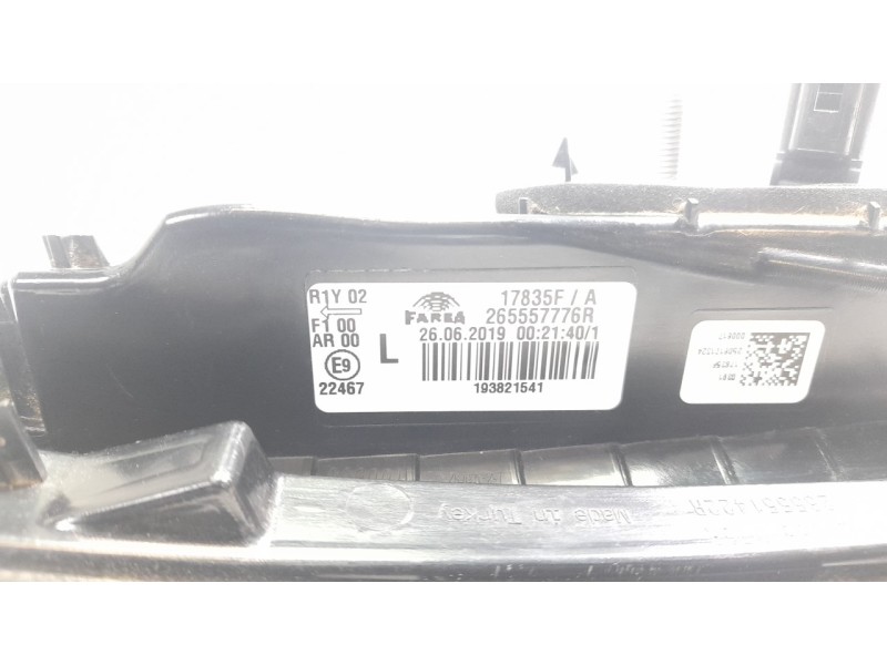 Recambio de piloto trasero izquierdo interior para renault clio v zen referencia OEM IAM 265557776R  