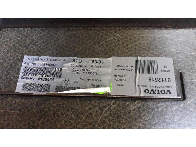 Recambio de bandeja trasera para volvo xc60 referencia OEM IAM 32149605  