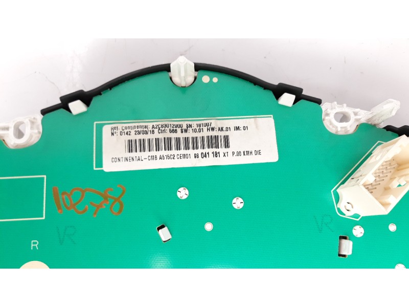 Recambio de cuadro instrumentos para citroen c3 collection referencia OEM IAM 98041181XT A2C53385740 