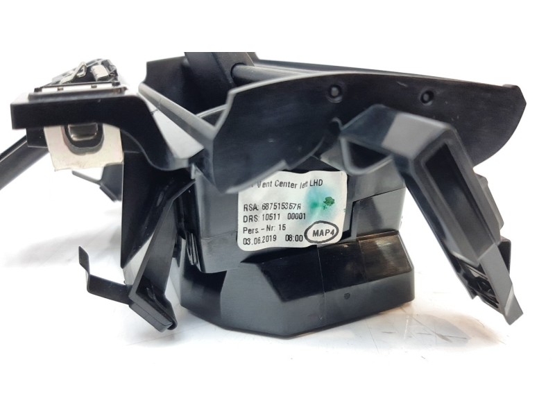 Recambio de aireador central izquierdo para renault clio v zen referencia OEM IAM 687515357R  