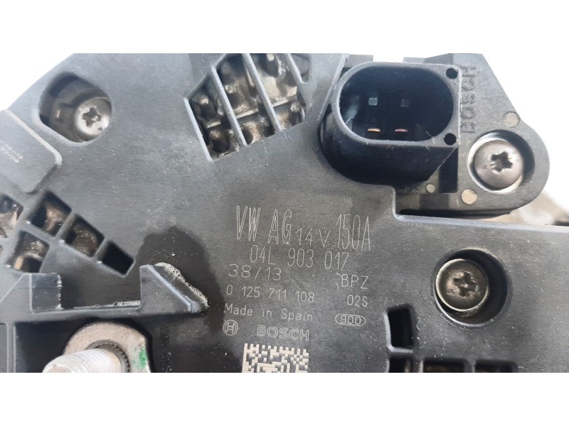 Recambio de alternador para audi a4 ber. (b8) 2.0 16v tdi referencia OEM IAM 04L903017 ALF011551 