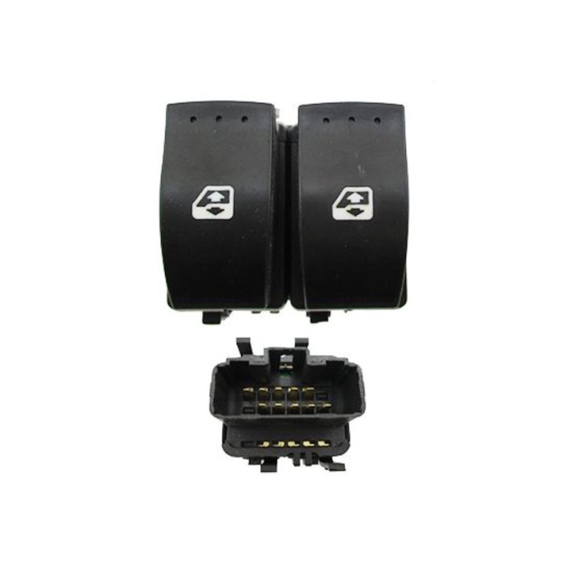 Recambio de mando elevalunas delantero izquierdo para renault clio ii fase ii (b/cb0) referencia OEM IAM 8200060045 106193692 IA