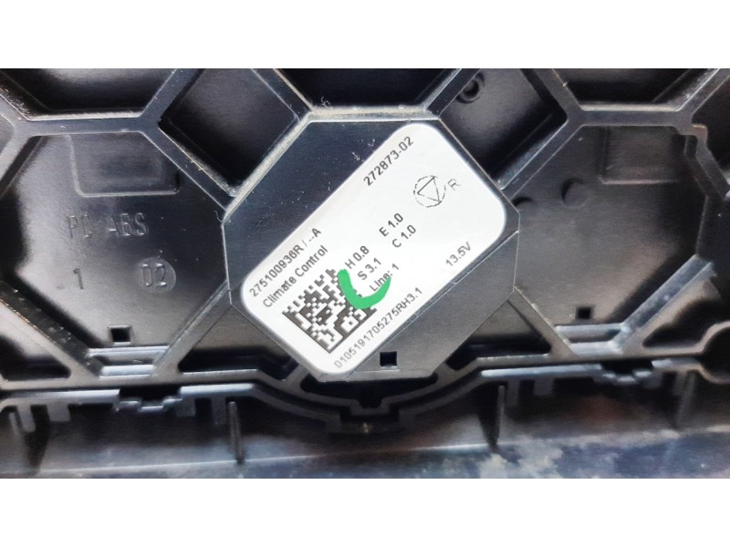 Recambio de mando climatizador para renault clio v zen referencia OEM IAM 275100936R  