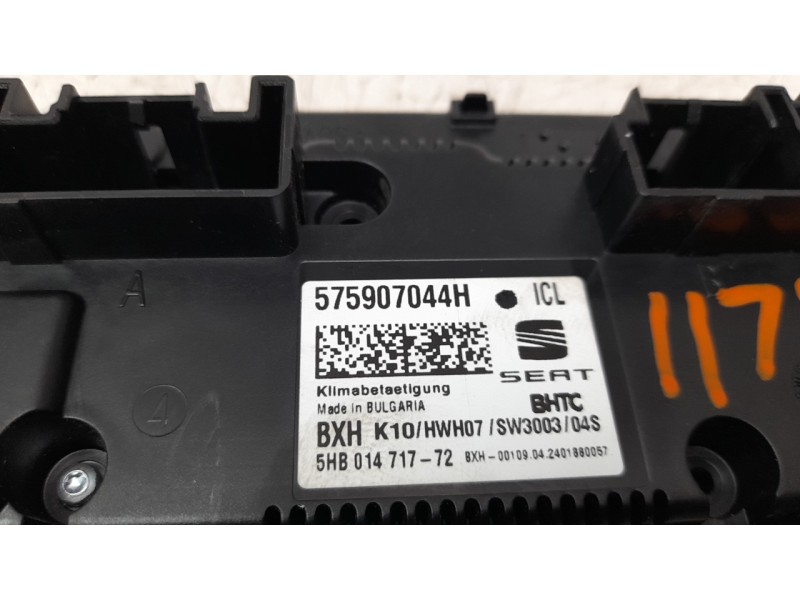 Recambio de mando climatizador para seat ateca (khp) fr referencia OEM IAM 575907044H  