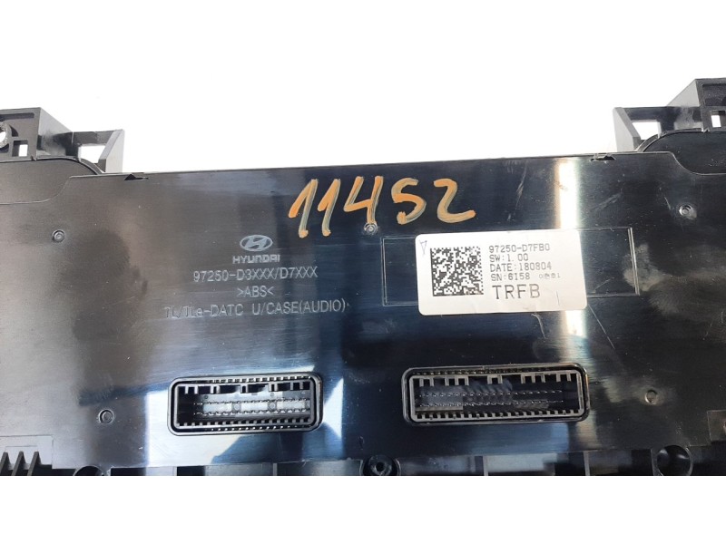 Recambio de mando climatizador para hyundai tucson 1.6 cat referencia OEM IAM 97250D7FB0  
