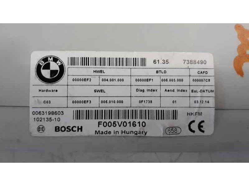 Recambio de modulo electronico para bmw serie 4 gran coupe (f36) 420d referencia OEM IAM 61357388490  