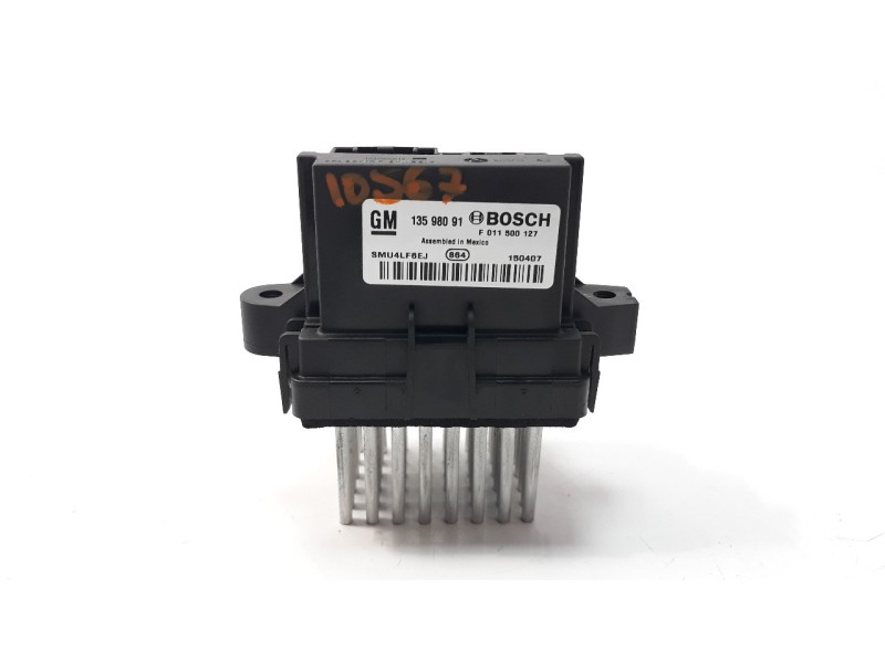 Recambio de resistencia calefaccion para opel zafira tourer 1.4 16v turbo cat (a 14 net / luj) referencia OEM IAM 13598091 F0115