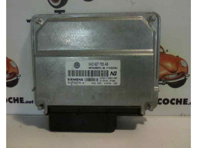 Recambio de centralita motor uce para volkswagen touareg (7la) tdi v10 referencia OEM IAM 0AD927755AB 5WP22074 