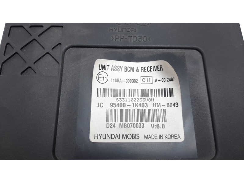 Recambio de modulo electronico para hyundai ix20 gls comfort blue referencia OEM IAM 954001K403  