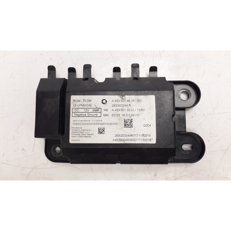 Recambio de modulo electronico para smart fortwo coupe electric drive (453.391) referencia OEM IAM A4539004606 283G03244R 